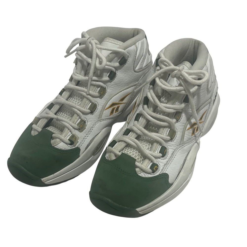 Reebok Packer Promo Sample Lebron James Sneakers Green White Shoes‎ 8 Men's